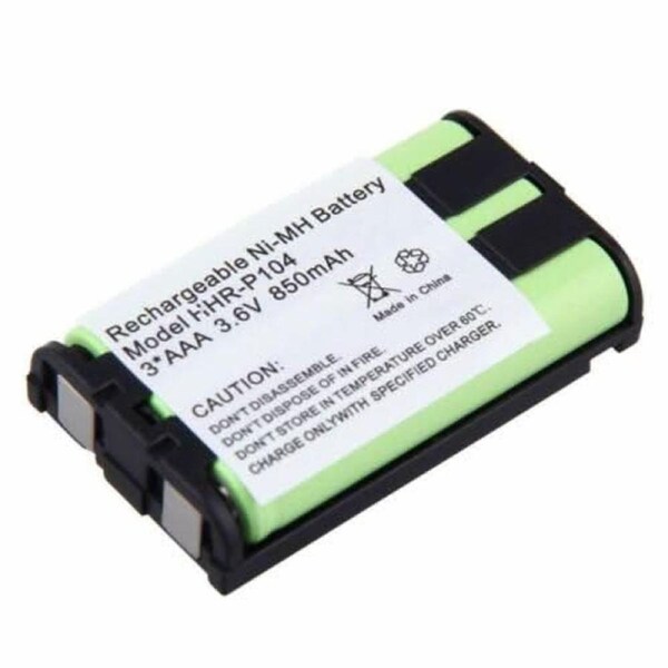 3.6V Replacement Battery Compatible With Panasonic Cordless Phone HHR-P104 HHR-P104A HHRP104