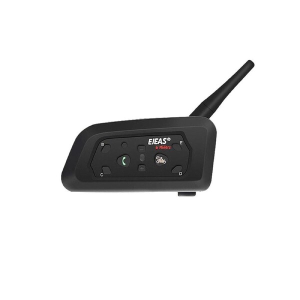EJEAS V6 Pro 1200m Motorcycle Bluetooth Helmet Intercom CSR 2.4GHz FM 6 Riders