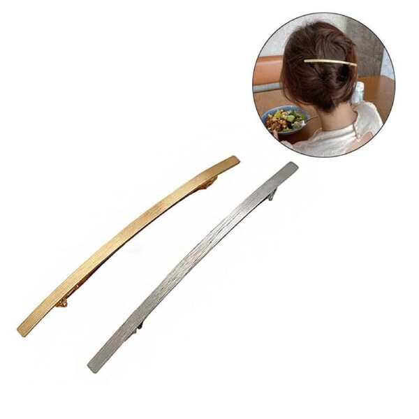 Nevenka 2 PCS Metal Hair Barrette for Thick and Medium Hair Styling