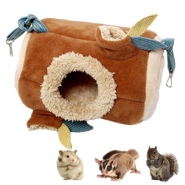 Nevenka Hamster Tree Stump Hammock Warm House Nest