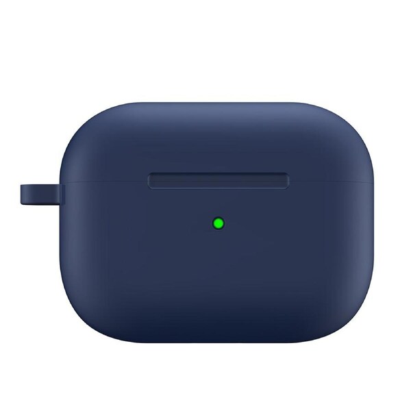 ZUSLAB AirPods Pro 2 Case Silicone Skin Shockproof Full Protective Cover Supports Wireless Charging with Durable Carabiner for Apple (2022) - Blue
