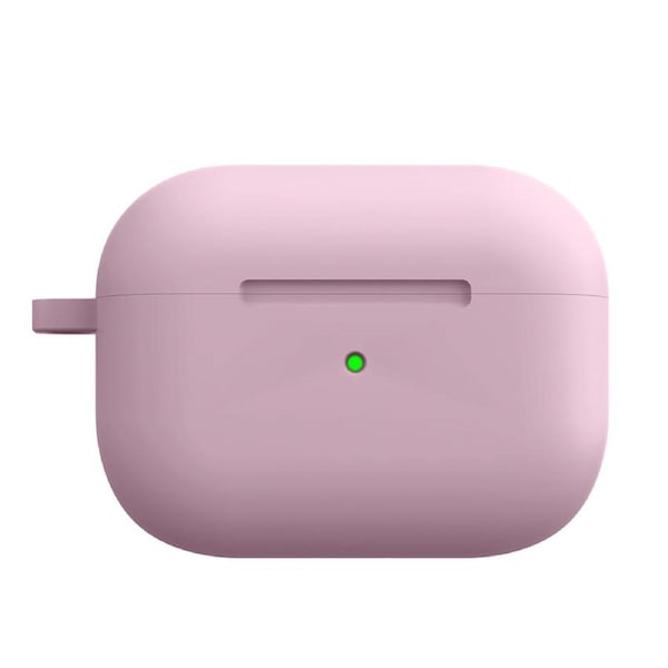 ZUSLAB AirPods Pro 2 Case Silicone Skin Shockproof Full Protective Cover Supports Wireless Charging with Durable Carabiner for Apple (2022) - Purple