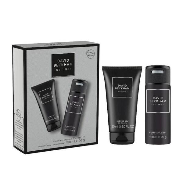 David Beckham Instinct Gift Set (150ml Deodorant/150mlShower Gel)