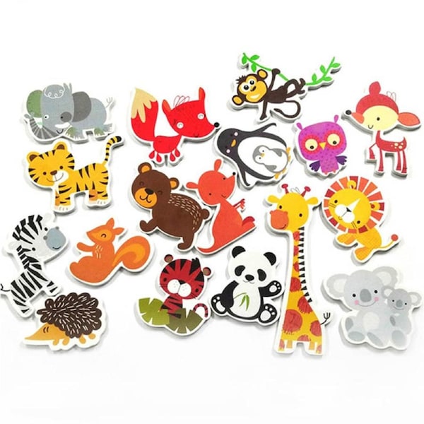 Nevenka 18Pcs Forest Animals Bath Foam Toys Set Educational Floating Toys for Baby Girls Boys