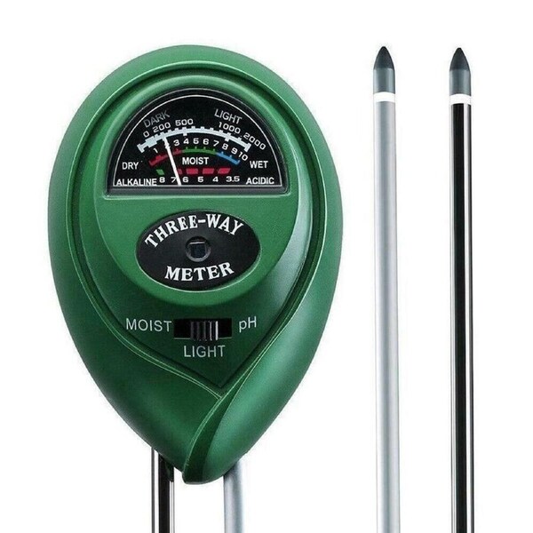 Ozoffer 3 in 1 Soil PH Tester Water Moisture Test Meter Kit For Garden Plant Testing OZ