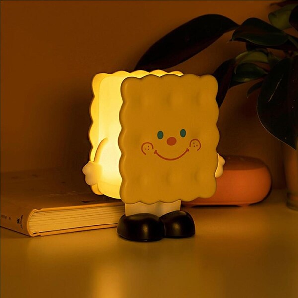 Cookies Night Light Bedroom Bedside Atmosphere Light USB Charging LED Light