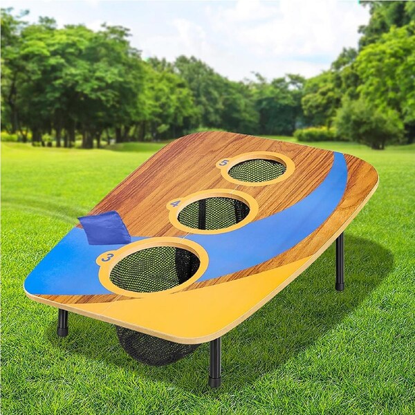 BoPeep Bean Bag Toss Game Set Kids Outdoor Wooden Toy