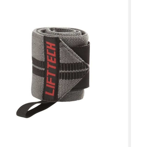 Lifttech Fitness 45.72cm Comp Thumb Loop Wrist Wrap Lifting Gym Training Support