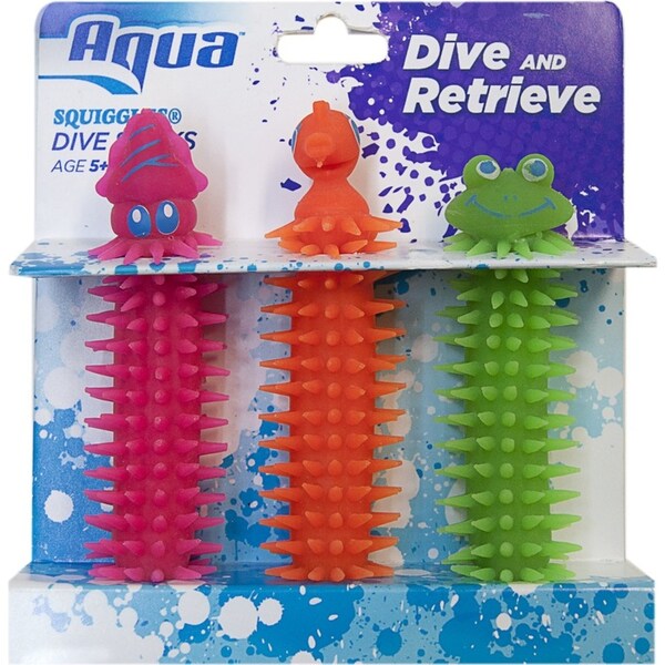 Aqua Squiggles Dive Sticks Fun Pool Game Diving/Swimming Underwater Activity Toy