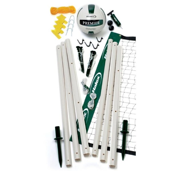 Regent Premier Volleyball Sports Training Set w/Adjustable Poles/Net & Ball/Pump