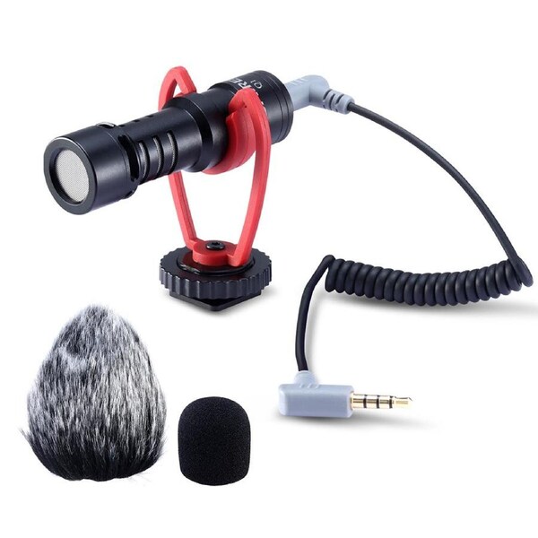 1 Only SAIREN VM-Q1 Video On-Camera Cardioid Condenser Microphone For Live Vlog AU I7V5