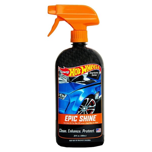 Hot Wheels Epic Shine Americana After Wash Car Care Cleaner/Protect Spray 590ml