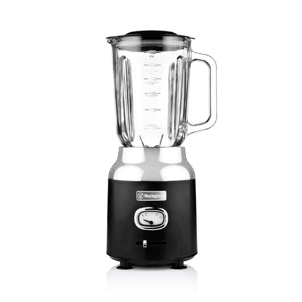 Westinghouse Retro Series 600W Countertop Table Blender Mixer Smoothie Maker - Black