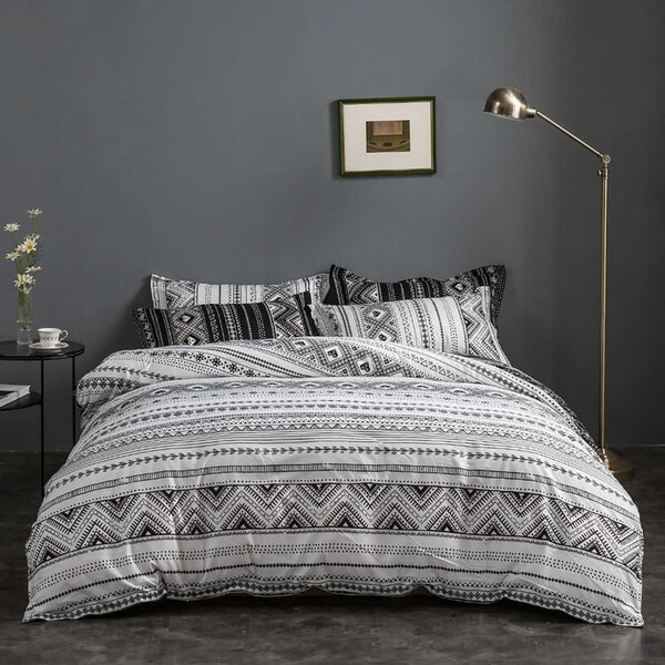 Tugo Reversible King Size Quilt/Doona/Duvet Cover Set M471B