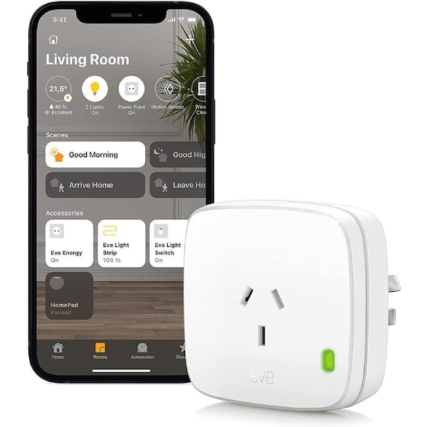 NEW Eve Energy Switch Smart Plug & Power Meter Apple HomeKit Thread & Bluetooth