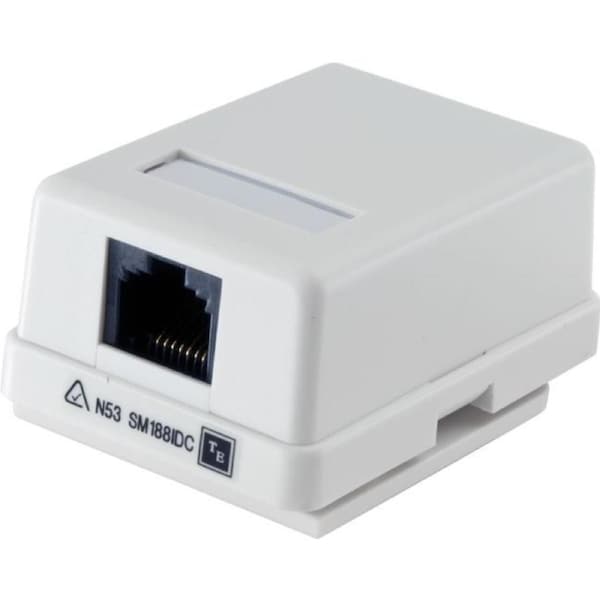 EVERSURE SMBT1C5 CAT5 8P8C RJ45 Surface Mount Socket IDC Punch Down Terminated