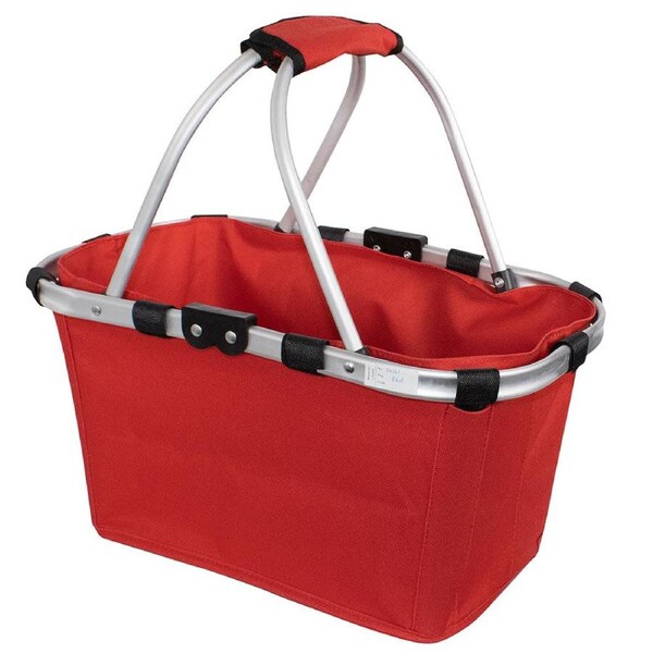 Karlstert Two Handle Carry Basket 44X28X15cm - Red