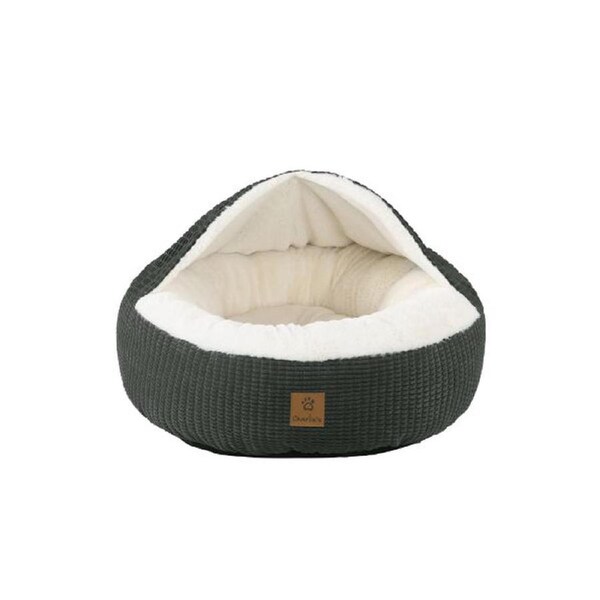 Hooded Dog Nest (Charcoal) - Medium