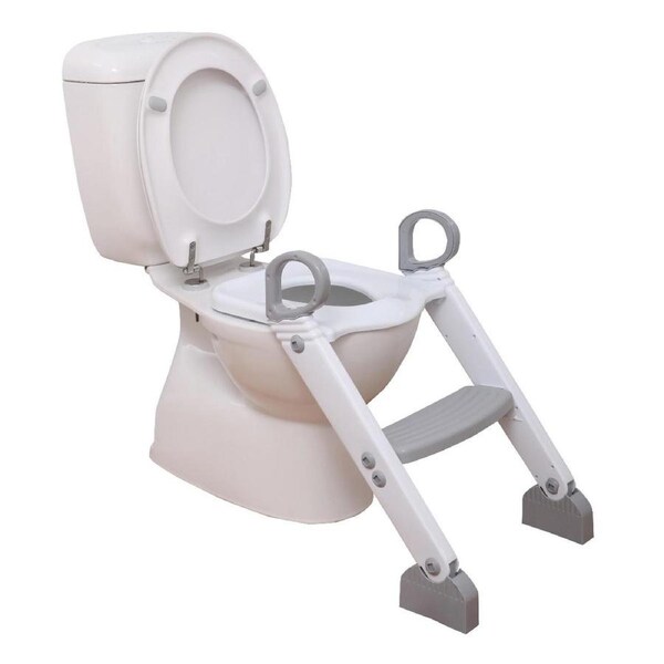 Step-Up Toilet Topper (Grey/White)