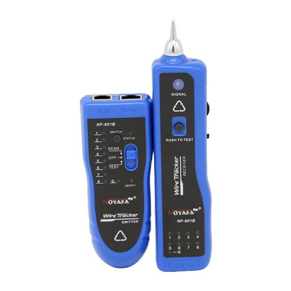 NOYAFA NF801B Multifunction Cable Detector or Tracer LAN Tester Blue