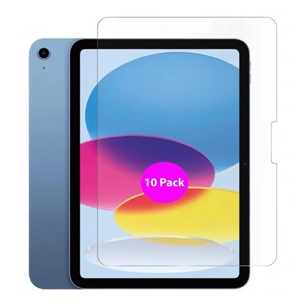 10x Tempered Glass Screen Protector for Apple iPad 10th Gen 10.9 2022 2023 Bulk