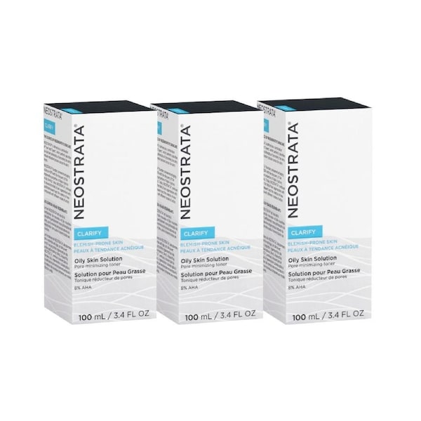 3 x Neostrata Clarify Oily Skin Solution 100mL