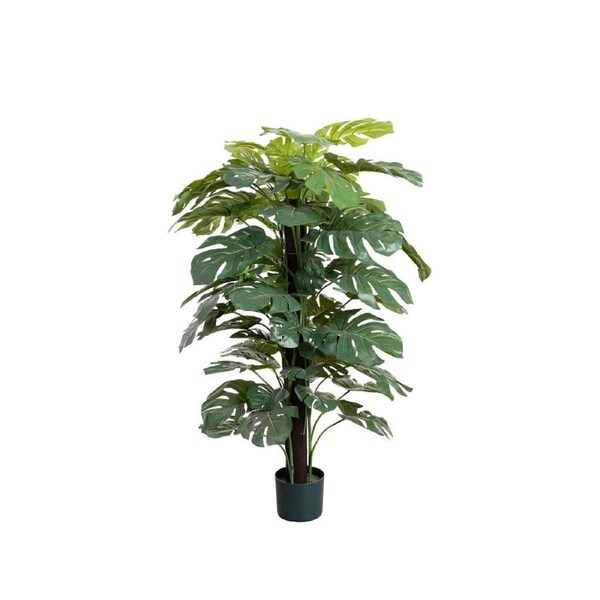 Glamorous Fusion Real Touch Split Philo Artificial Fake Plant Decorative Arrangement 137cm On Pole