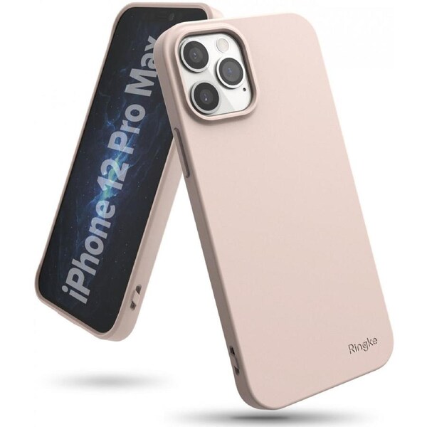 Ringke Air S iPhone 12 Pro Max Flexible TPU Case - Pink Sand