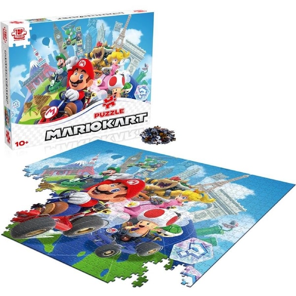 Mario Kart: Around the World 1000 Piece Top Puzzle
