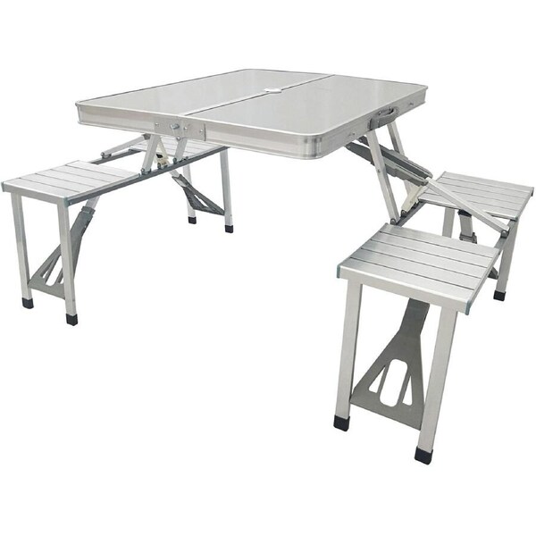 Nature's Lodge Folding Camping Table and Chair Combo