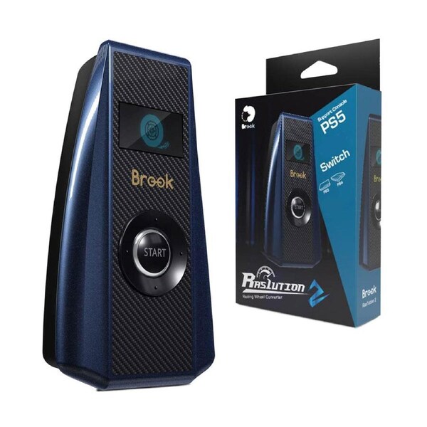 Brook Ras1ution 2 - Racing Wheel Converter for PS5, PS3, PS4, PS5, and Switch