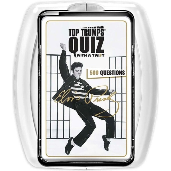 Top Trumps Quiz Set Elvis Presley Portable Playing Card Game/Collection 12+