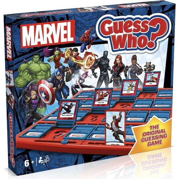 Guess Who? Marvel Edition Themed Kids/Family Tabletop Guessing/Memory Game 3y+