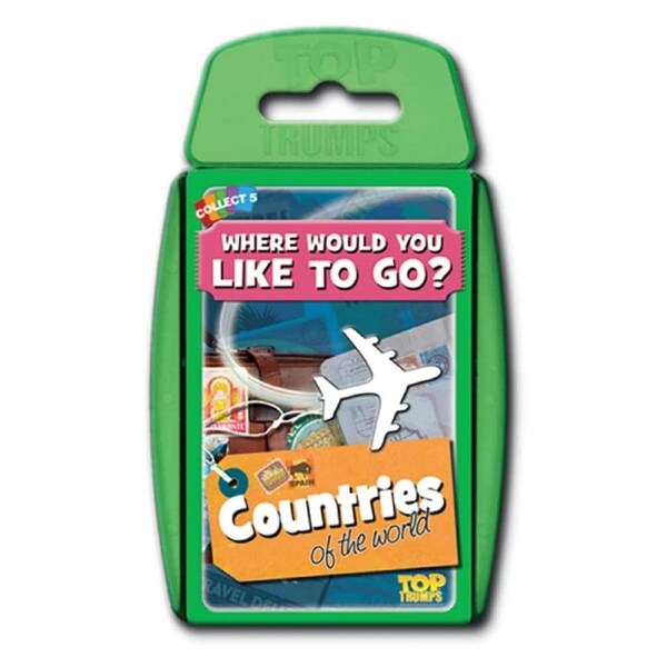 Top Trumps Countries of the World Interactive Playing Card Game/Collection 5+