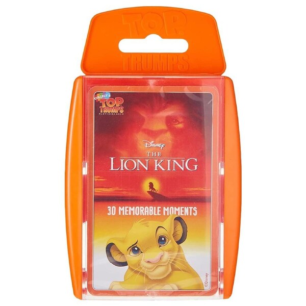 Top Trumps Lion King Playing Interactive Kids/Adult Card Game/Collection 5+