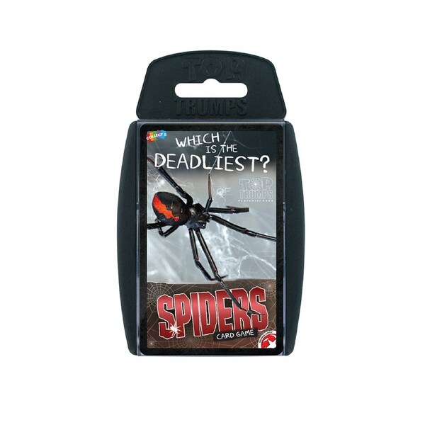 Top Trumps Spiders Interactive Kids/Adult Playing Card Deck Game/Collection 5+