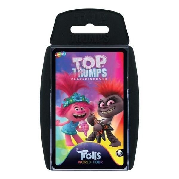 Top Trumps Trolls World Tour Interactive Kids Playing Card Game/Collection 5+