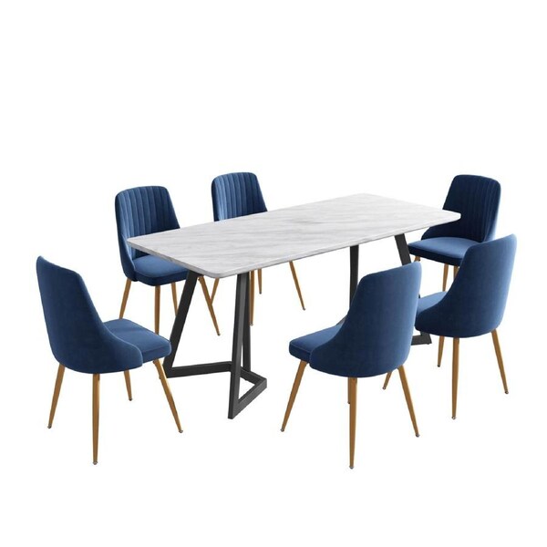 Marble Bliss Dining Set