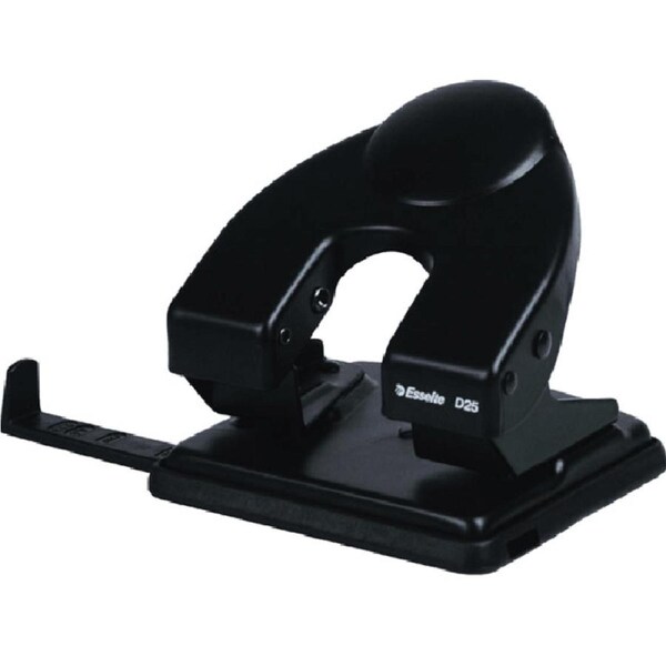 Esselte Marbig Hole Punch 2-Hole 25 Sheet Black