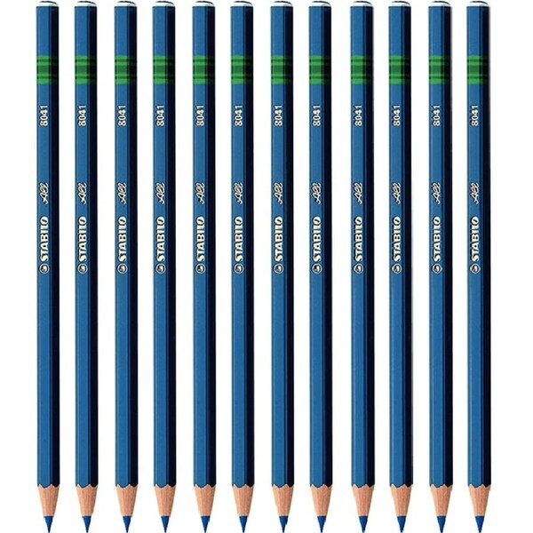 Stabilo 8041 All Pencil Blue Colour Box 12