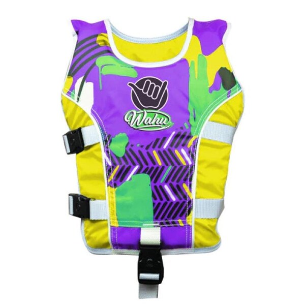 Wahu Swim/Life Vest/Jacket Child Medium PUR/Yellow 20-30kg 4-5y Swimming/Water