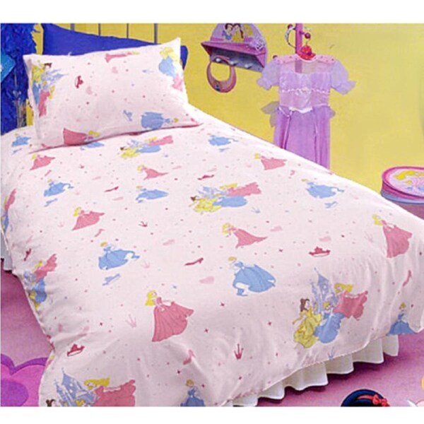 Disney Princess Pink Quilt Cover Set Single 140cm x 210cm
