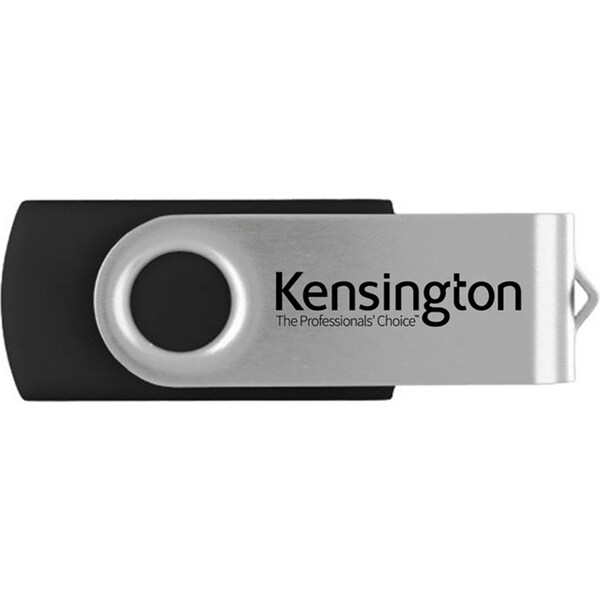 Kensington USB 2.0 Swivel Flash Drive 32GB Memory Stick File/Data Storage Black