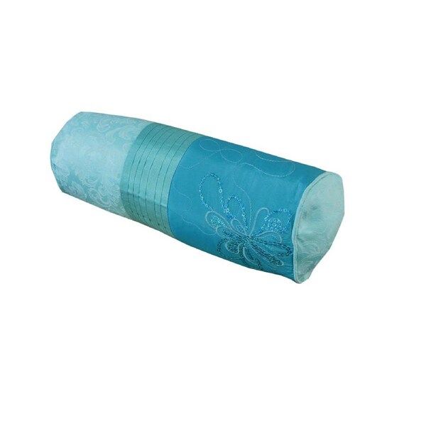 Phase 2 Bella Aqua Neckroll Cover 15 x 48 cm