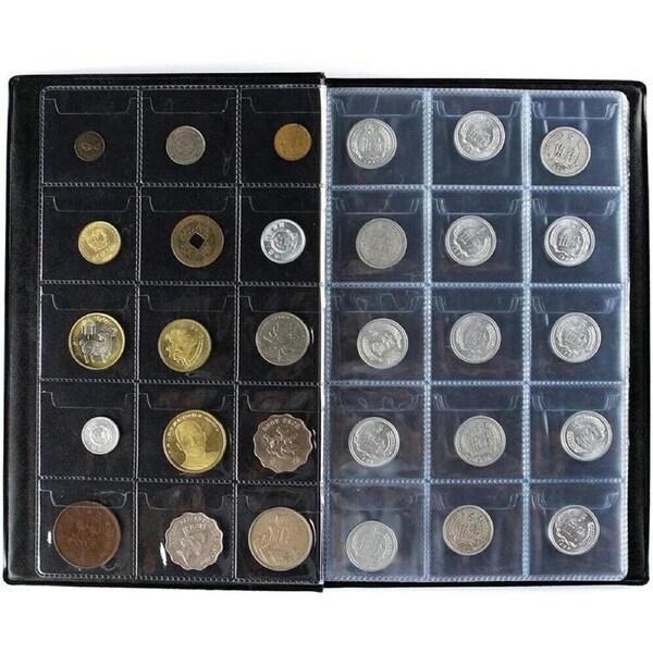 240 Coin Holder Collection Storage Collecting Money Penny Pockets Album Book Bag