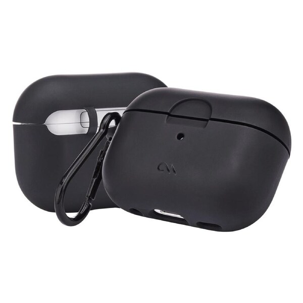 Case-Mate Tough Case Protection Cover w/ Carabiner Clip For AirPods Pro Black