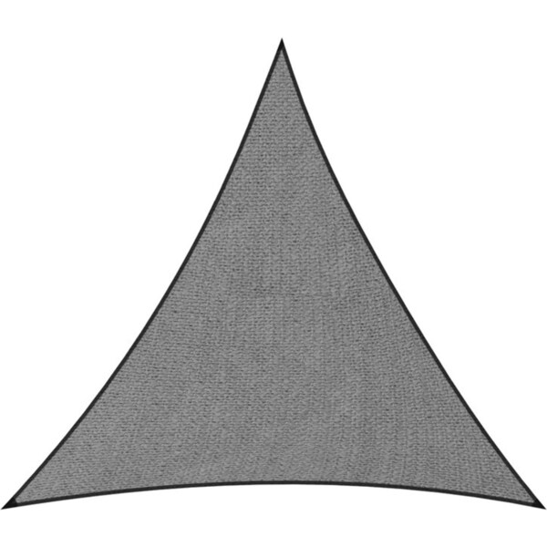 Wallaroo Outdoor Sun Shade Sail Canopy Grey Triangle 7 x 7 x 7M