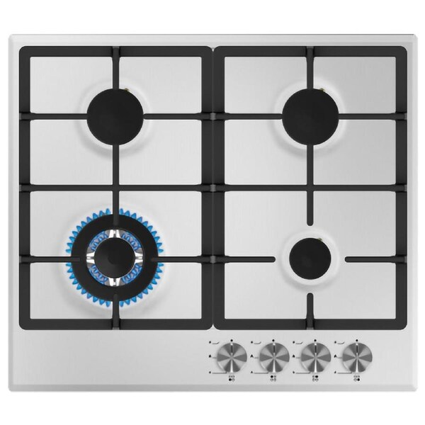 Tisira 60cm 4 Burner Stainless Steel Gas Cooktop With Wok Burner (TGWF64E)