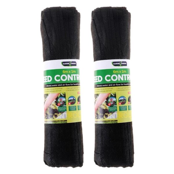 Ozoffer 2X Garden Greens? Weed Control Mat Breathable Mesh Garden Landscaping 6m