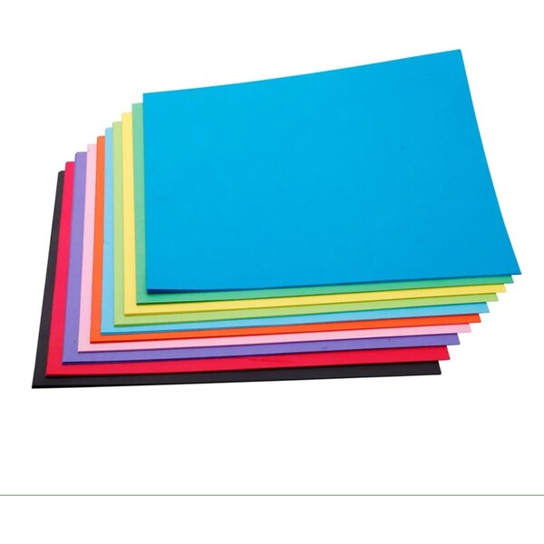 100pc Jasart 51x64cm Cardboard Art/Craft Board 200GSM Paper Colourboard Assorted